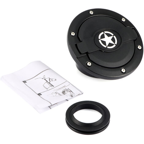 Tankdeckel aus Aluminium für Jeep Wrangler JK (2007–2017) mit Abdeckung
