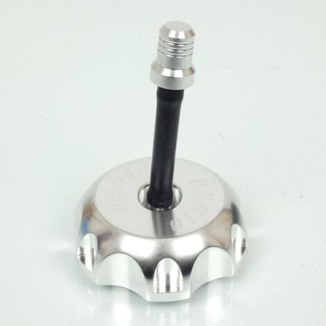 tankdeckel kyoto poliertes aluminium für motorrad enduro cross tt