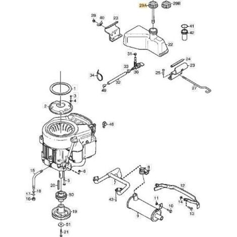 TANKDECKEL ROYAL PRO 16-20 ORIGINAL STIGA - 1134-4064-01