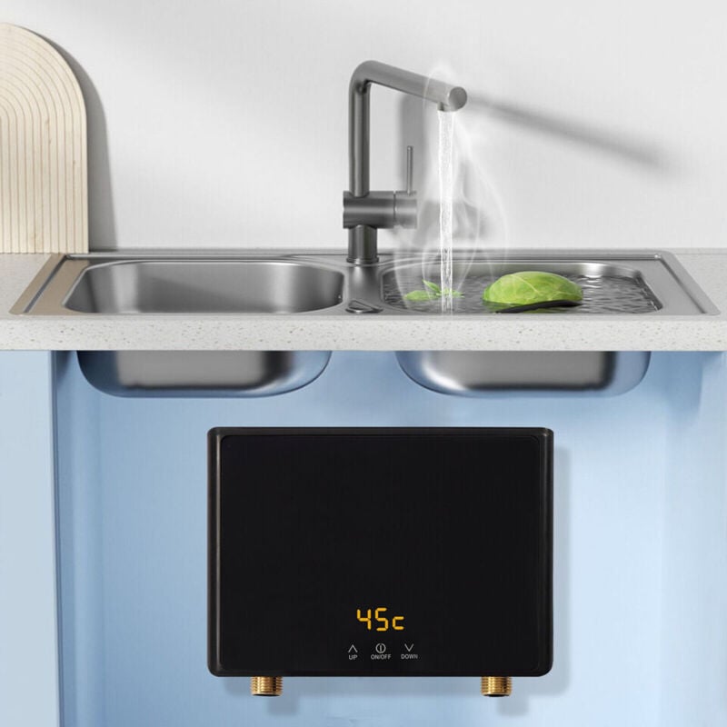 Tankless Water Heater Télécommande Chauffe-eau instantané Cuisine Salle de bain Eau chaude