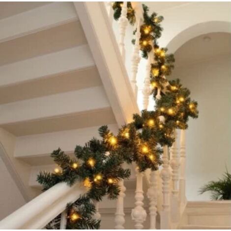 Tannengirlande 5m, 80 warmweisse LED,