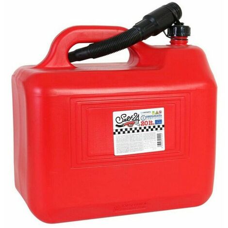 Tanque para Combustible con Embudo Self 20 L Rojo 8003059014204 S2200338 BigBuy Tools