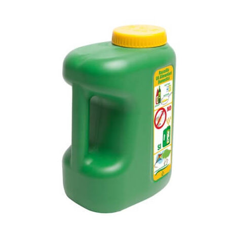 Tanque Para Recuperación Alimentos Aceite Plastico Lt. 5 Cm. 9X13X27