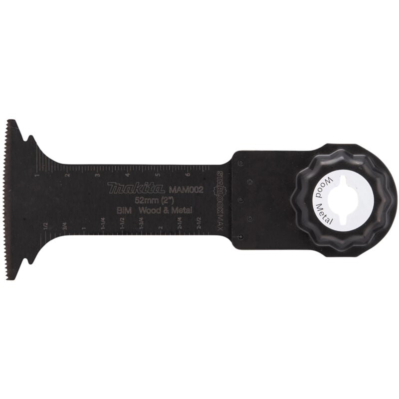 B-66416 Lama Taglio Affondamento Starlock Max 52x70mm 18TPI BiM MAM002 Legno/metallo - Makita