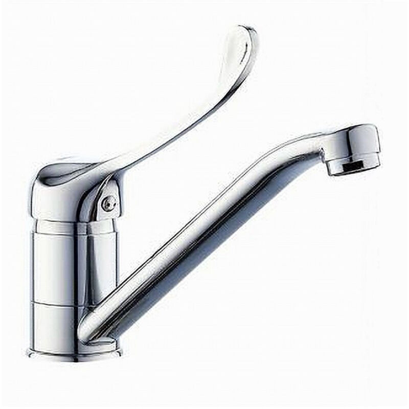 Trade Shop Traesio - Trade Shop - miscelatore rubinetto per cucina lavandino lavello ottone cromato clinica 69206 -