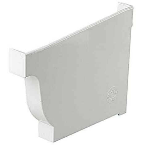 Tapa Accesorio Derecha Cuadrado Serie Alfa FDC30 PVC Canalón JIMTEN