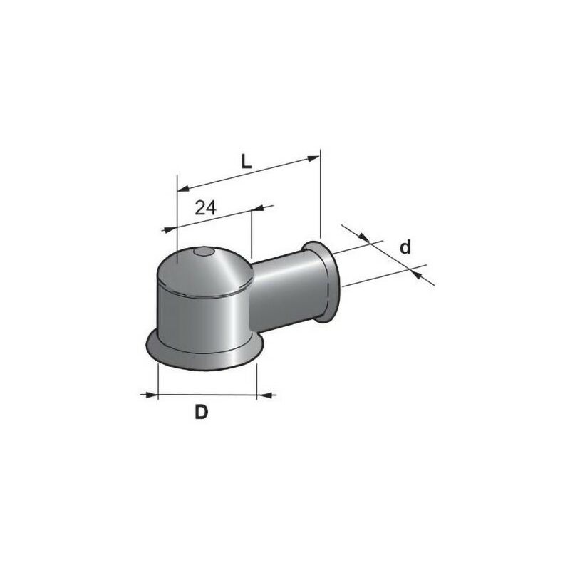 

MTA - Tapa aislante para alternador diámetro 21 mm longitud 48 mm