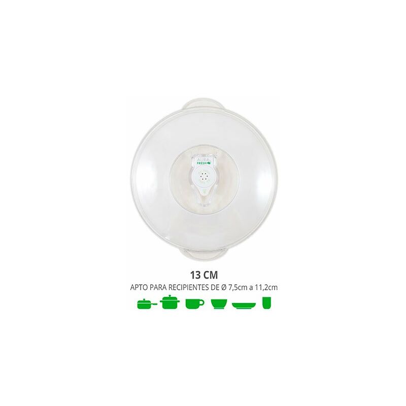 

TM Electron TMVAG291 Tapa al vacío universal para sistema de envasado al vacío Aura Fresh de 13 cm de diámetro