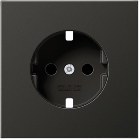 Tapa base de enchufe schuko 2P+TT ANTRACITA JUNG LS AL 1520 KI PL AN