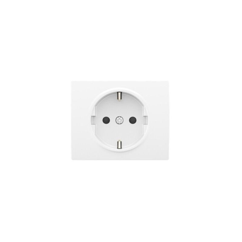 

Tapa base enchufe schuko 2P+T seguridad Blanco Iris 18724 - BJC