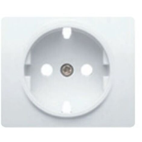 Tapa base enchufe seguridad blanco satín BJC Mega 22724-BS