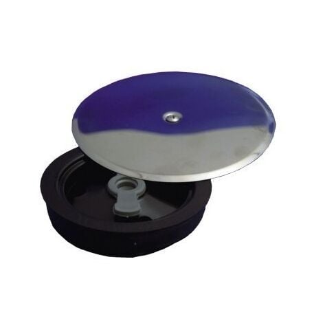 Tapa Bote Sifonico Embell.Inox 110Mm Exp. Pvc Hidrot