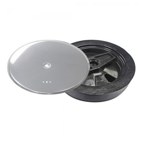 Tapa bote sifonico pvc t 89 a Ø 110 mm. con aireador