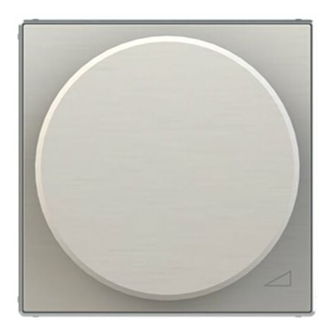 Regulador de luz empotrable con Marco 80x80mm Serie Lille de Color Blanco BeMatik