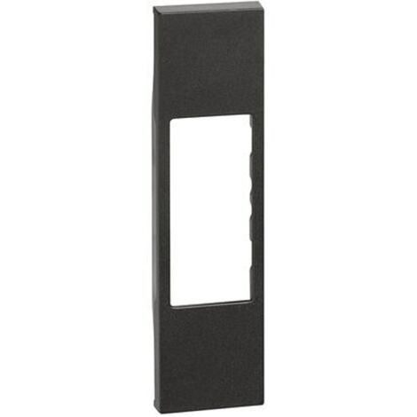 Tapa Bticino Living Now para conectores RJ11/45 A/V Negra KG07