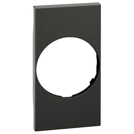 Tapa Bticino Living Now para linterna extraíble 2 módulos Negro KG04