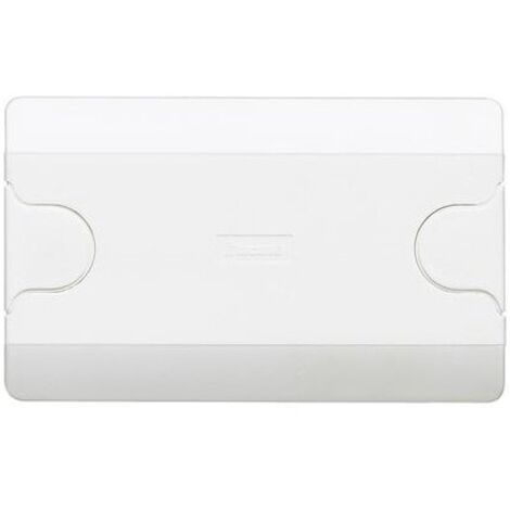 Tapa Bticino para caja empotrada o mural de 4 posiciones, pintable 504EC