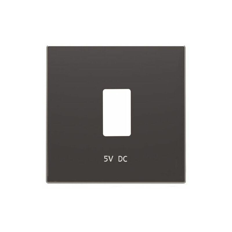 

Tapa cargador USB negro soft Sky 8585.2 NS - Niessen