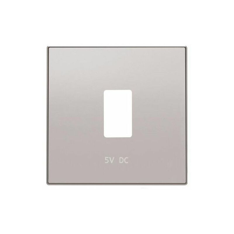 

Tapa cargador USB plata Sky 8585.2 PT - Niessen