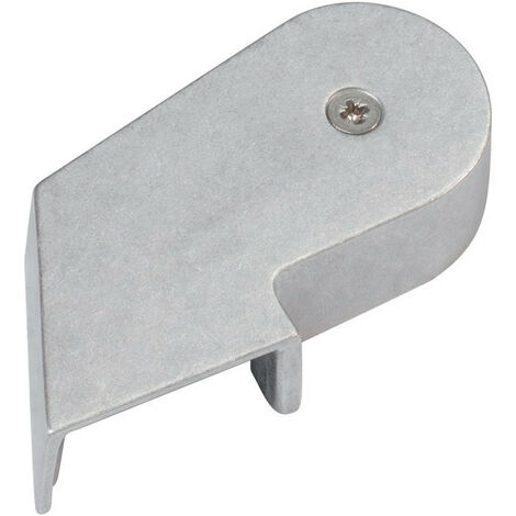 Tapa ciega 7481 1 pieza para palanca de puerta DIN izquierda, rectificado liso y aluminio decapado.