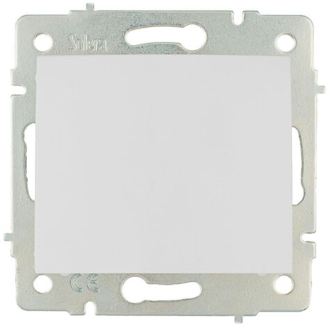 Tapa Ciega de Empotrar Blanca Serie Europa Solera ERP75