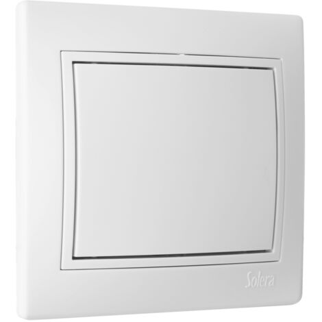 Tapa Ciega de Empotrar Blanca Serie Europa Solera ERP75U