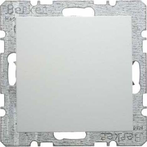Tapa ciega Hager 10091909 S1/B3/B7 Blanco Mate