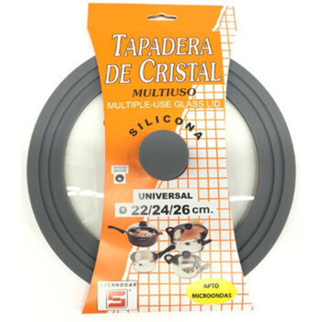 Tapa coc microondas 2/24/26cm crist thogar