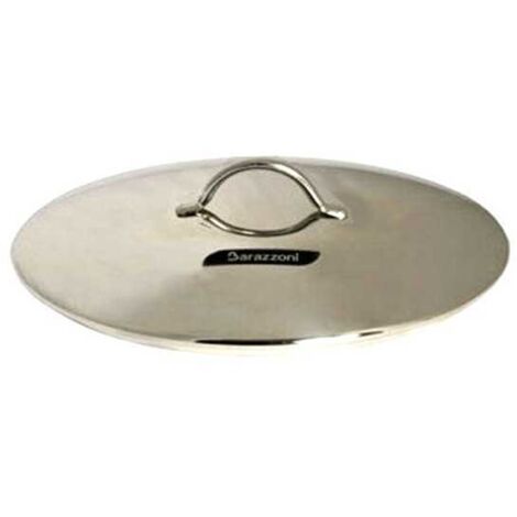 Tapa de acero inoxidable ovalada de 32 cm Bonita Barazzoni