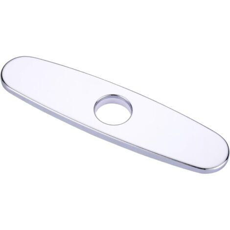 Tapa de acero inoxidable para grifo de fregadero de cocina, apta para grifos de baño o cocina, tapa para orificio de 10 pulgadas