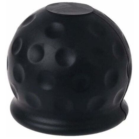 Tapa de bola de acoplamiento, negra, 1 pieza, tapa de bola para gancho de remolque, tapa protectora de bola de acoplamiento, tapa de acoplamiento de goma
