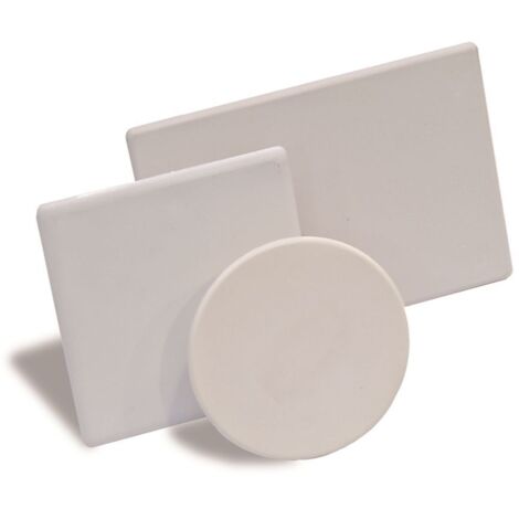 Tapa de caja de registro cuadrada de 100x100mm  Blanco