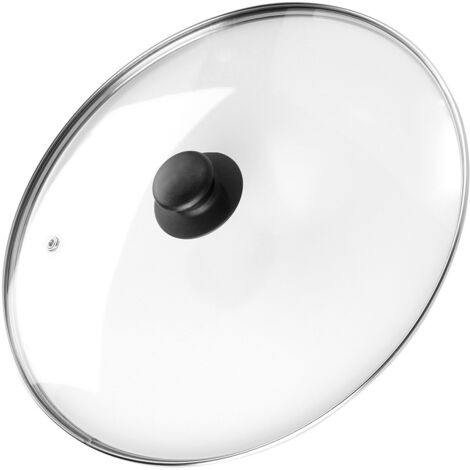Tapa de Cristal para Ollas y Sartenes Pomo Universal 32 cm