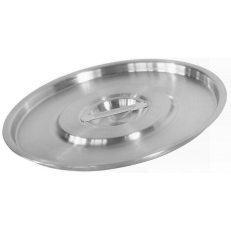 Tapa de cubo de acero inoxidable con anilla - Hendi 516713