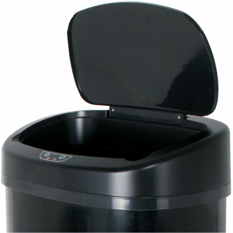 

Tapa de cubo de basura automático rectangular modelo MAJESTIC BLACK Negro