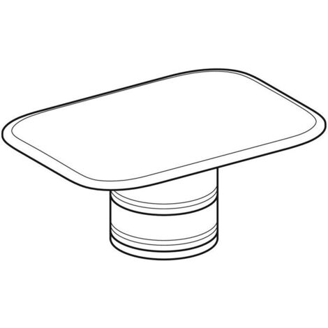 Tapa de desagüe GE para lavabo myDay, plást., blanco