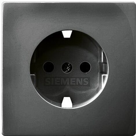 Tapa de enchufe schuko antracita cosso Siemens Delta Style 5UH12724AC