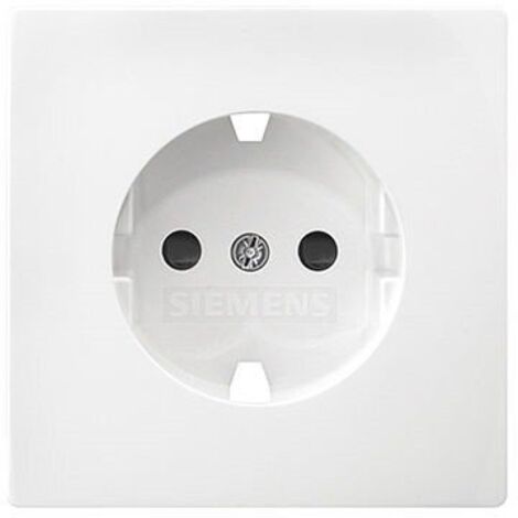 Tapa de enchufe schuko blanco Siemens Delta Style BJC 5UH12724WH