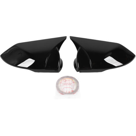 Tapa de espejo retrovisor de ABS negro brillante para Hyundai Elantra CN7 2021-2023