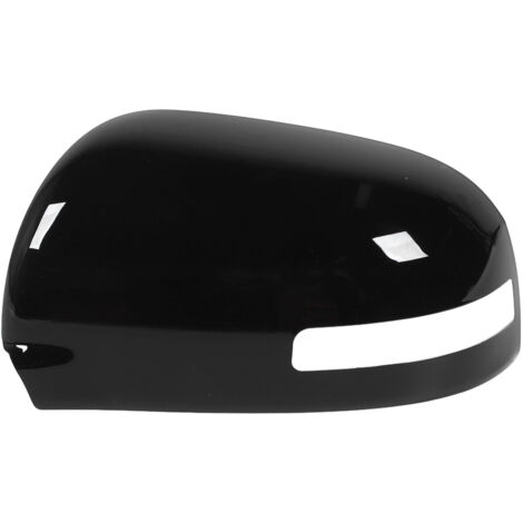Tapa de espejo retrovisor de puerta de ABS negro brillante para Mitsubishi Outlander 2013-2019, lado izquierdo (7632C647HA)
