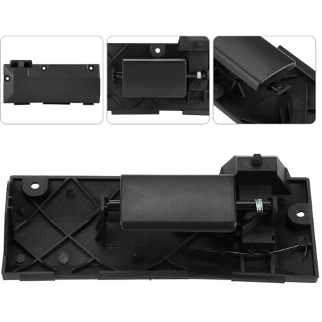 Tapa de guantera izquierda con asa para Ford Mondeo MK3 2000-2007 - Modelo 1362610, Negro, Plástico