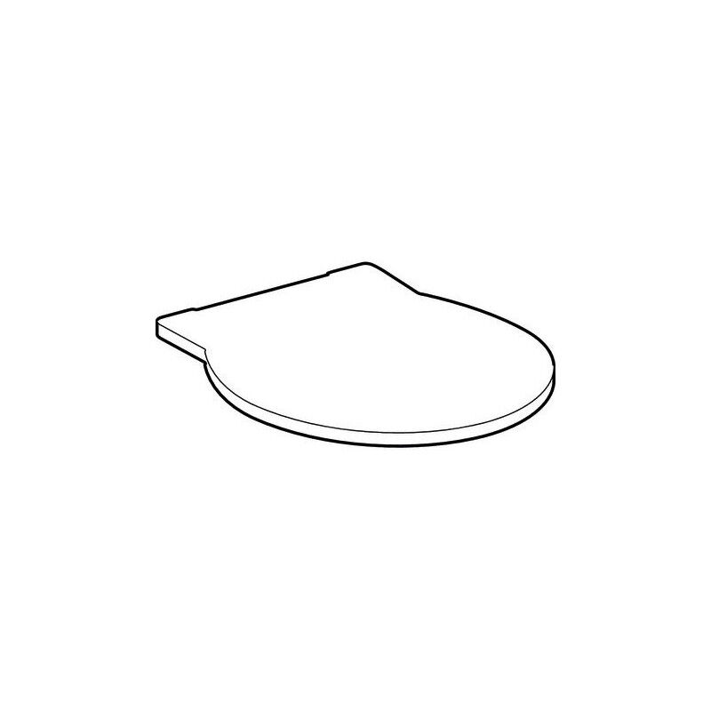 

Geberit - Tapa de inodoro JOLY m Bisagra desmontable de acero inoxidable we