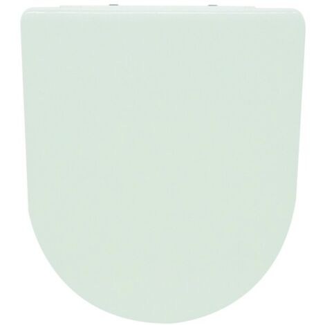 Tapa de inodoro termodura SLIM Blanco - Bisagras acero inoxidable MSV