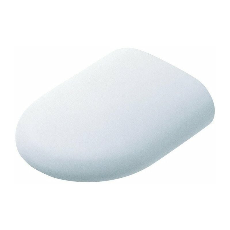 

Tapa de inodoro TIZIO con tapa, bisagras cromadas, blanco STANDARD - Ideal
