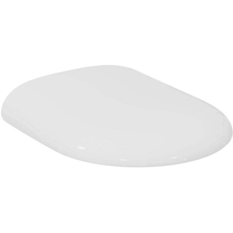 Tapa de inodoro TIZIO con tapa, bisagras cromadas, blanco IDEAL STANDARD