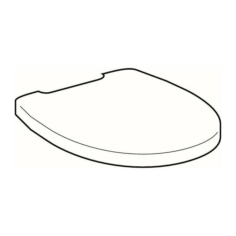 

Geberit - Tapa de inodoro VIRTO m De abn Scharn ES ägäis