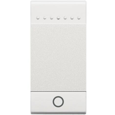 Tapa de interruptor completa con lente iluminable Bticino N4915AN