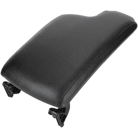 Tapa de la consola central 51169134486 en piel sintética para BMW E90/E92 (2005-2012), color negro.