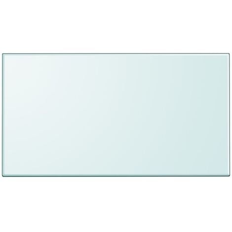 Tapa de la mesa de vidrio templado, rectangular, 1200x650 mm - 201429