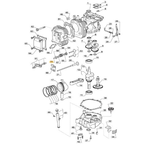 Tapa de la válvula del tractor de césped ORIGINAL STIGA 118551244/0